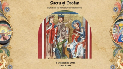 „Alchimia pigmenților între Sacru și Profan”, expoziție de miniaturi de manuscris la Muzeul Satului